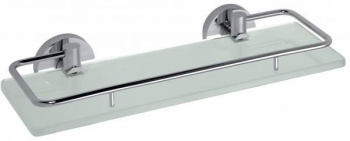 Полка стеклянная Bemeta Omega 104102202 30 см, хром фото Полка стеклянная Bemeta Omega 104102202 30 см, хром купить