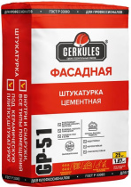 Штукатурка  Геркулес GP-51 цементная фасадная , 25 кг купить