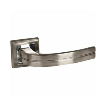 Ручка раздельная на розетке Palidore А-231, белый никель (SN) фото Ручка раздельная на розетке Palidore А-231, белый никель (SN) купить