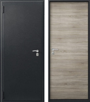 Дверь Центурион О-10 черный сатин/дуб светлый купить