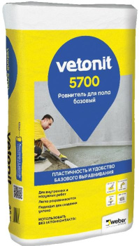 Ровнитель Ветонит для пола, базовый 5700, 25 кг купить