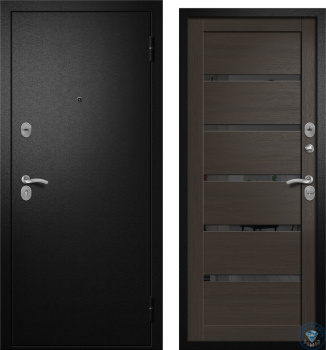 Дверь Алмаз ТОПАЗ 11 new черный шелк/венге ЭКО купить