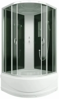 Душевая кабина Erlit ER3510TP-C4, тонированное стекло, высокий поддон 100x100x215 купить