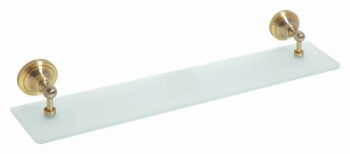 Полка стеклянная Bemeta Retro 144102247 60 см, бронза фото Полка стеклянная Bemeta Retro 144102247 60 см, бронза купить