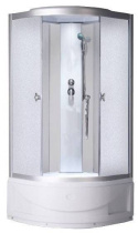 Душевая кабина ODA, 8401 white, 90*90*215, матовое стекло, высокий поддон фото Душевая кабина ODA, 8401 white, 90*90*215, матовое стекло, высокий поддон купить