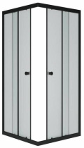 Душевое ограждение "Universal Black", 90x90x175, матовое стекло фото Душевое ограждение "Universal Black", 90x90x175, матовое стекло купить