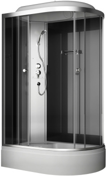 Душевая кабина ODA-8406 L 120*80*215, тонированное стекло, средний поддон, левая купить