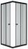 Душевое ограждение "Universal Black", 90x90x175, матовое стекло фото Душевое ограждение "Universal Black", 90x90x175, матовое стекло купить