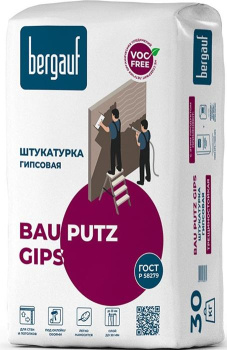 Штукатурка Бергауф Bau Putz Gips, гипсовая, 30 кг купить