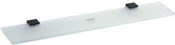 Полка стеклянная Bemeta Nero 135002240 60 см, черный фото Полка стеклянная Bemeta Nero 135002240 60 см, черный купить