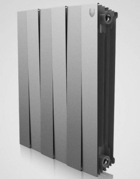 Радиатор биметаллический Royal Thermo Piano Forte 500 silver satin фото Радиатор биметаллический Royal Thermo Piano Forte 500 silver satin купить