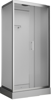 Душевая кабина ODA-8801 Р silver frosted 120*80*215, матовое стекло, низкий поддон купить