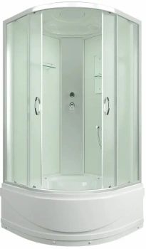 Душевая кабина Erlit ER3509TP-C3, матовое стекло, высокий поддон 90x90x215 купить