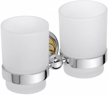 Держатель зубных щеток Bemeta Retro 144210028, хром/золото фото Держатель зубных щеток Bemeta Retro 144210028, хром/золото купить