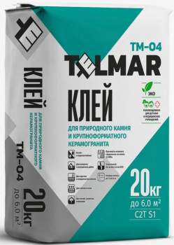 Клей для природного камня и крупноформатного керамогранита TelMar TM-04 купить