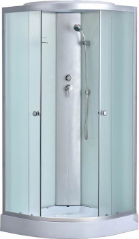 Душевая кабина ODA, 8401 white, 80*80*215, матовое стекло, низкий поддон купить