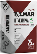 Известково-цементная штукатурка машинного и ручного нанесения TelMar TM-15 купить