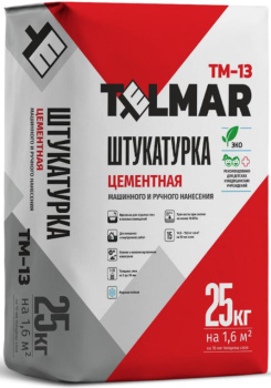 Штукатурка цементная машинного и ручного нанесения TelMar TM-13 купить