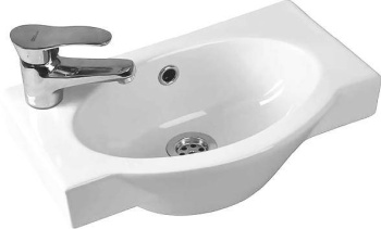 Раковина Santek Форум-45 1.WH11.0.542 45,5 см подвесная, перелив, белый фото Раковина Santek Форум-45 1.WH11.0.542 45,5 см подвесная, перелив, белый купить