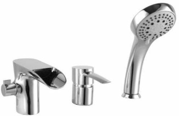 Смеситель Lemark Atlantiss на борт ванны LM3245C, хром фото Смеситель Lemark Atlantiss на борт ванны LM3245C, хром купить