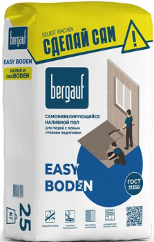 Самонивелирующийся наливной пол Бергауф Easy Boden, 25 кг фото Самонивелирующийся наливной пол Бергауф Easy Boden, 25 кг купить